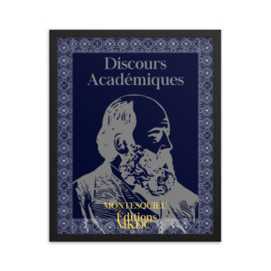 Discours académiques - Poster Encadrée
